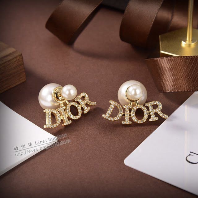 Dior飾品 2021新款DIOR迪奧字母耳釘耳環  zgd1401